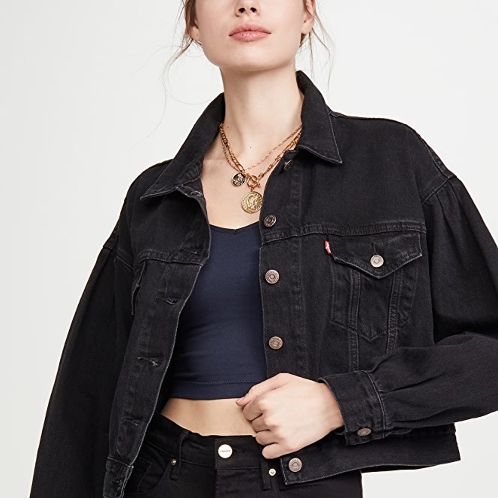 Levi’s M  Pleated sleeve trucker